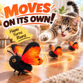 Romptail flapping butterfly cat toy on its weighted base