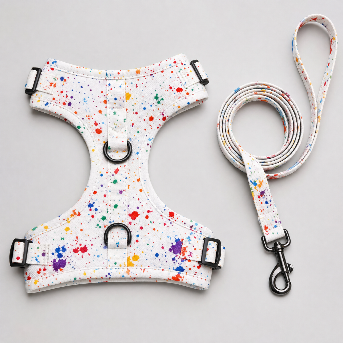 Detail of the Spatterwork harness webbing and hardware
