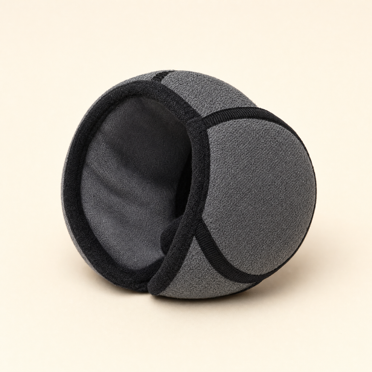 Romptail calming ear muffs, a stretch hood with padded cups